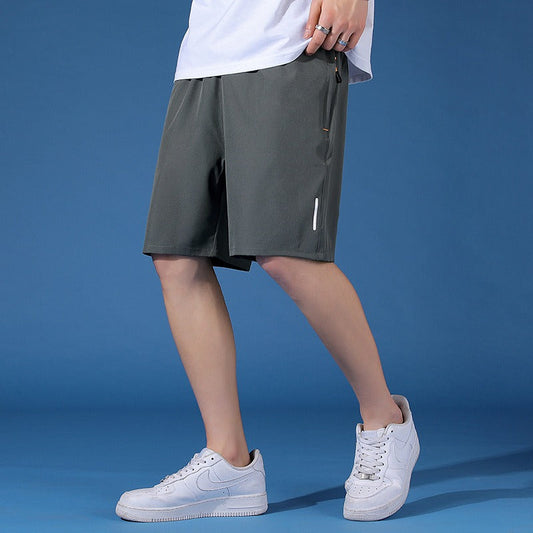 Sports Pants Mens Korean Casual 5 Inch Pants Mens Summer Shorts Solid Color Quick Drying Fashion Mens Oversized Pants eprolo