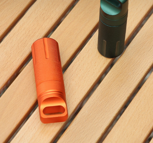 Aluminum alloy fully sealed EDC waterproof tank outdoor survival equipment waterproof compartment flat head waterproof storage b eprolo