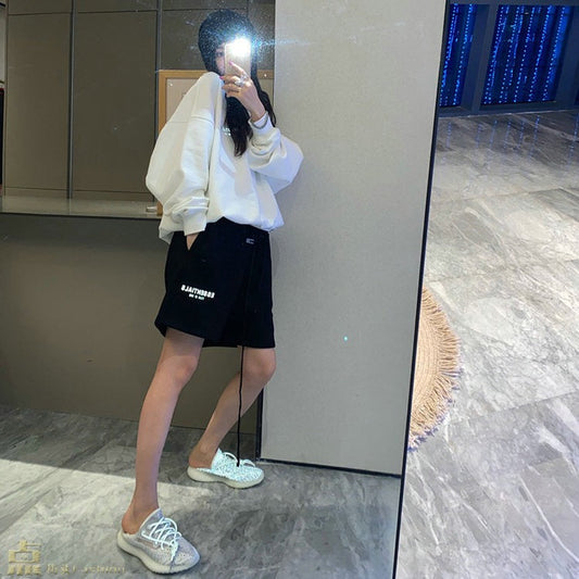 European and American Summer Loose Quarter Pants for Men and Womens Casual and Versatile Shorts eprolo