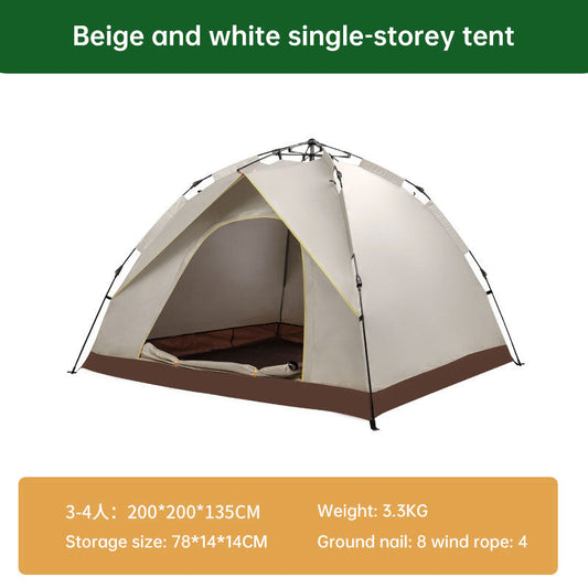 Camping tent outdoor camping full automatic speed open tent rain sunscreen portable tent eprolo