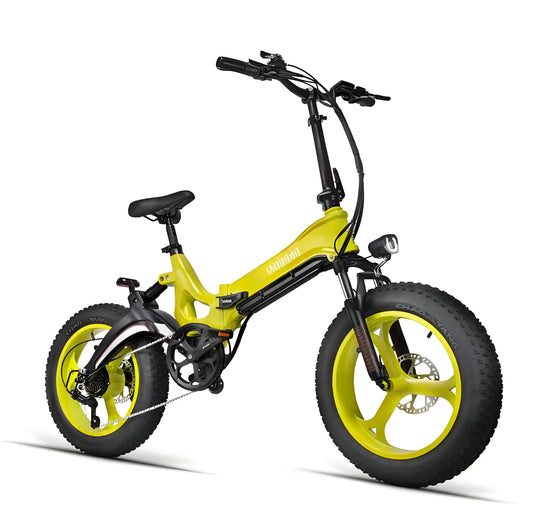 Integrated Magnesium Alloy Folding Electric Bicycle Urban Off-Road with Full Suspension Electric Bike Wholesale 7 Sister Stars LLC