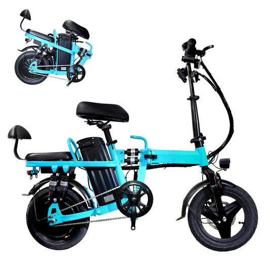 Free Shipping US Warehouse Ebike for 500W 14-inch Foldable Electric Scooter Electric Bicycle Available in Multiple Colours 7 Sister Stars LLC