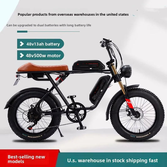 New Energy EU USA Velo Electrique Electric Bicycle E Bike E-bike 750w Big Motor Power Fatbike Fat Bike Ebike 7 Sister Stars LLC