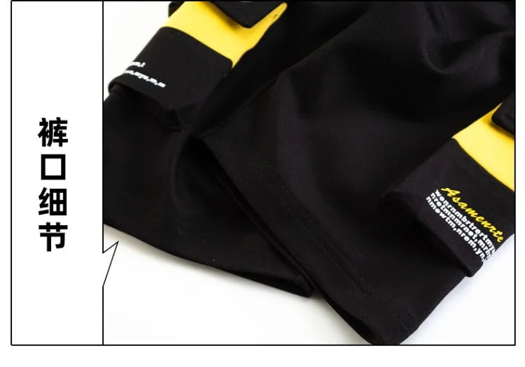 2025 teens Summer Child Clothes Baby teen Boys hip hop portrait loose T-Shirt & Shorts pants 6 8 10 12 14 years autumn