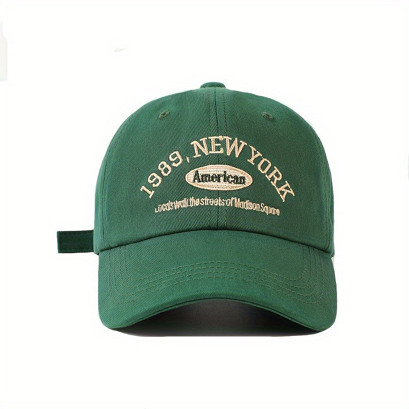 1989 Embroidery Baseball Cap - Soft and Comfortable Top, Exquisite Embroidery Design - Ideal for Women and Men, Perfect for Sports and Casual Wear, Unisex Design for Universal Fit