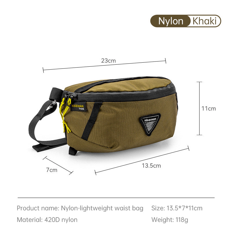 Hikeman waist bag, for outdoor sports, expands backpack, lightweight for travel/hiking.