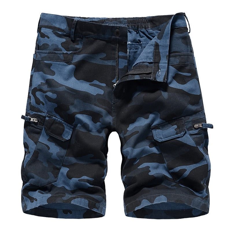 New Mens Workwear Shorts, European and American Camouflage Loose Fitting Oversized Casual Mens Capris eprolo