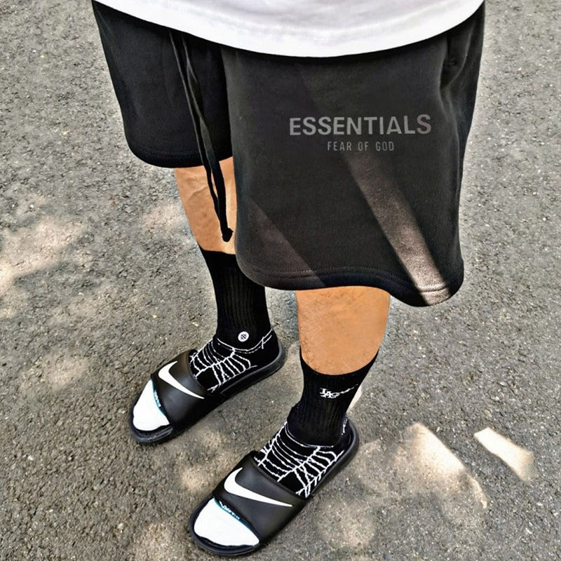 European and American Summer Loose Quarter Pants for Men and Womens Casual and Versatile Shorts eprolo