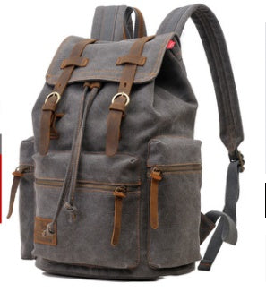 Men's And Women's Canvas Backpack 15.6 Inches Large Capacity 7 Sister Stars LLC