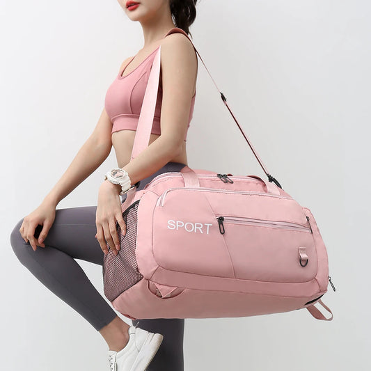 Luggage Bags For Women Handbag Oxford Men's Fitness Gym Shoulder Bag Waterproof Sports Travel Backpack With Shoes Compartment 7 Sister Stars LLC