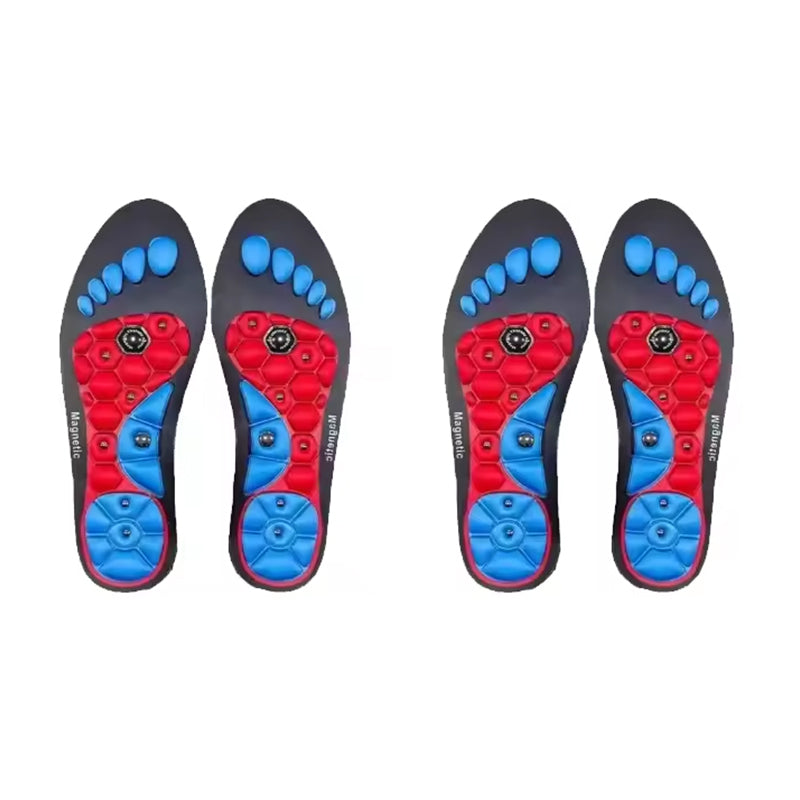 Magnetic therapy sports insoles for foot massage, weight loss, acupressure, anti - fatigue and healthcare eprolo