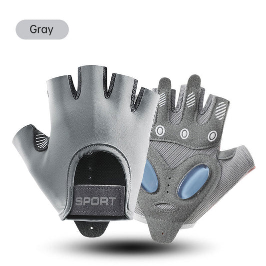 Sports gloves female yoga exercise anti-skid shock absorption half finger gloves wear-resistant breathable riding gloves eprolo
