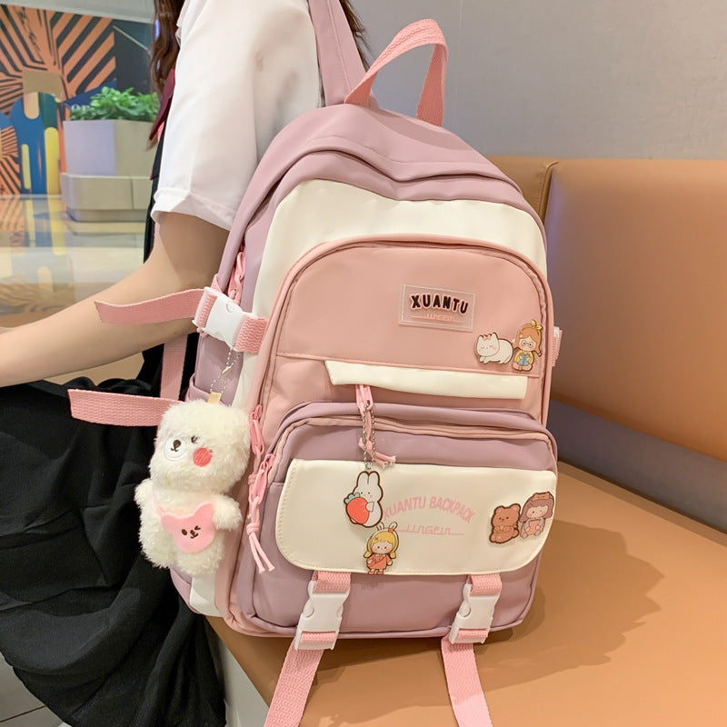 Korean Style Fashion All-match Large Capacity Backpack 7 Sister Stars LLC