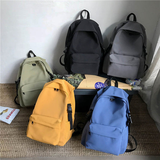 Schoolbag Korean Harajuku Ulzzang Large Capacity High School Backpack Female College Student Simple Backpack Male Ins Fashion 7 Sister Stars LLC