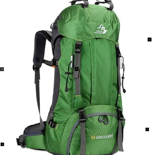 60L waTerproof hiking Cam TraveL Bag CLimBing BaCkpaCk 7 Sister Stars LLC
