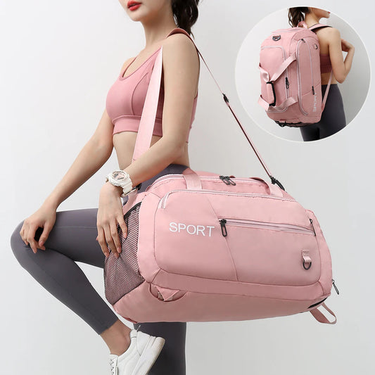 Luggage Bags For Women Handbag Oxford Men's Fitness Gym Shoulder Bag Waterproof Sports Travel Backpack With Shoes Compartment 7 Sister Stars LLC