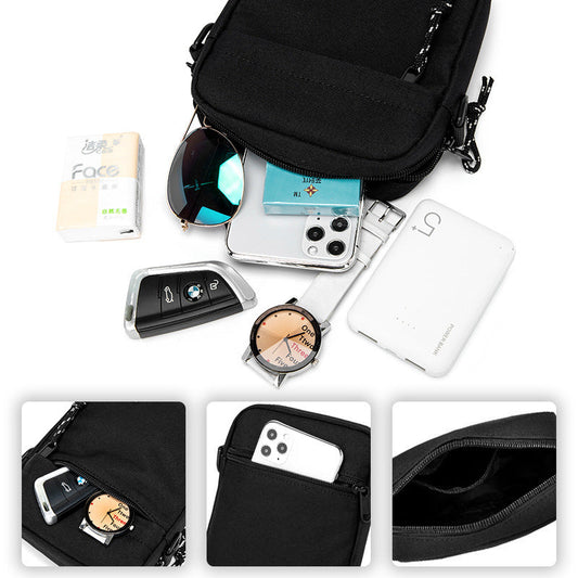 Men's Small Bag, Small Shoulder, Mini Small Bag, Small Shoulder Bag, Trendy Brand Diagonal Small Backpack, Light Boy Messenger Bag 7 Sister Stars LLC