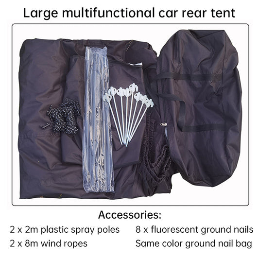 Large Multifunctional Outdoor Zipper Tents for Camping - Water - Repellent, Rainproof, Sunscreen, for Multiple People eprolo