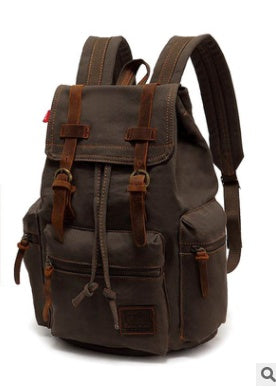 Men's And Women's Canvas Backpack 15.6 Inches Large Capacity 7 Sister Stars LLC