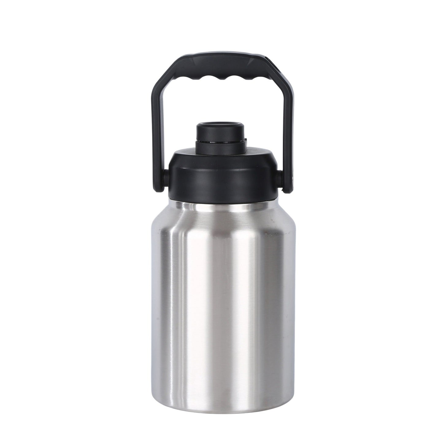 Double Wall Half Gallon Insulated Water Bottle Jug 64oz 128oz Stainless Steel Sports Water Flask with Handle eprolo