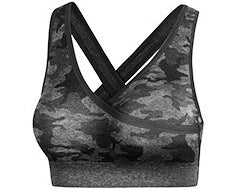 Camouflage 3-piece long sleeved bra pants sports fitness yoga peach hip lifting tight pants set eprolo