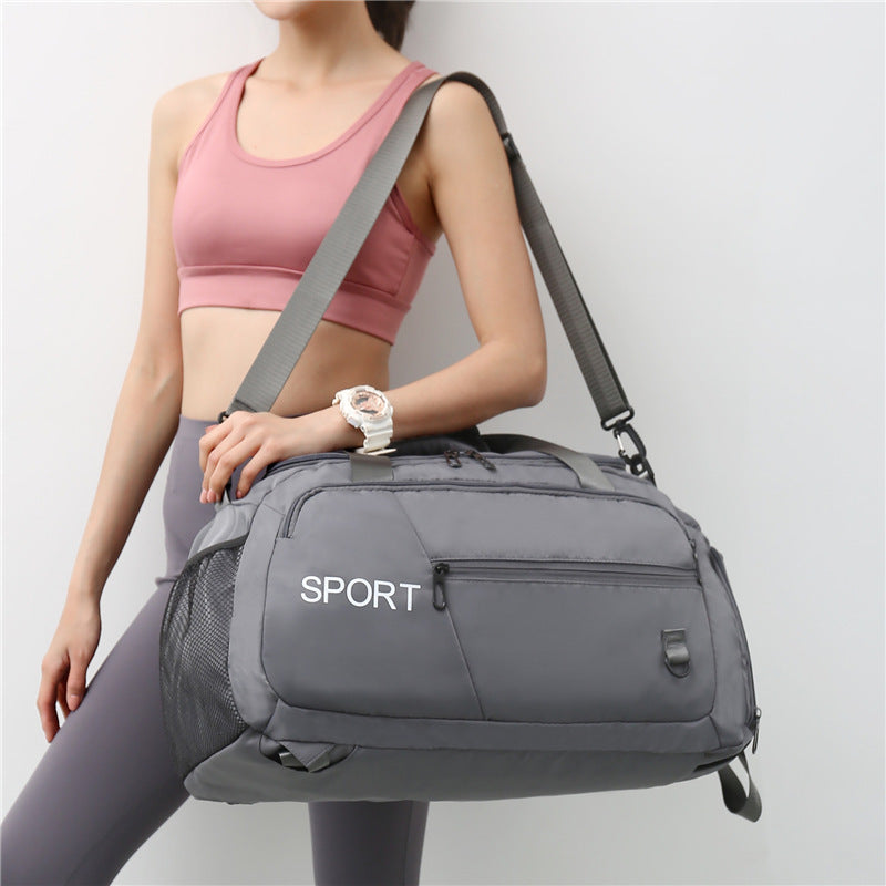 Luggage Bags For Women Handbag Oxford Men's Fitness Gym Shoulder Bag Waterproof Sports Travel Backpack With Shoes Compartment 7 Sister Stars LLC