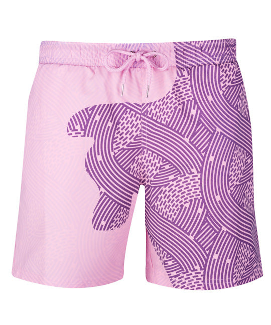 Water Changing Beach Pants Men's Quick Dry Large Size Swimming Pants Warm Color Changing Shorts Men's Swimming Pants eprolo