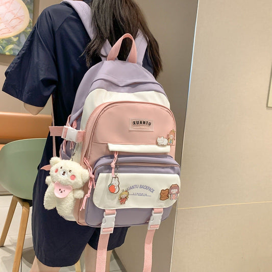 Korean Style Fashion All-match Large Capacity Backpack 7 Sister Stars LLC