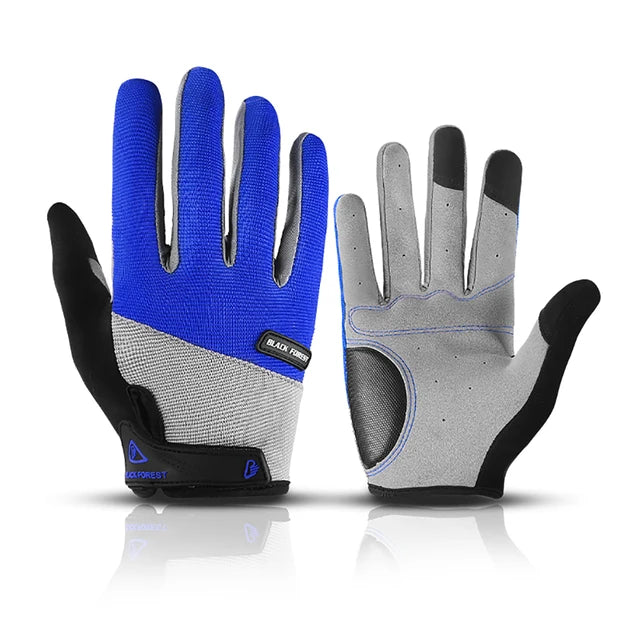 Outdoor sports men's and women's anti slip and wear-resistant fitness bicycles breathable full finger riding touch screen gloves eprolo