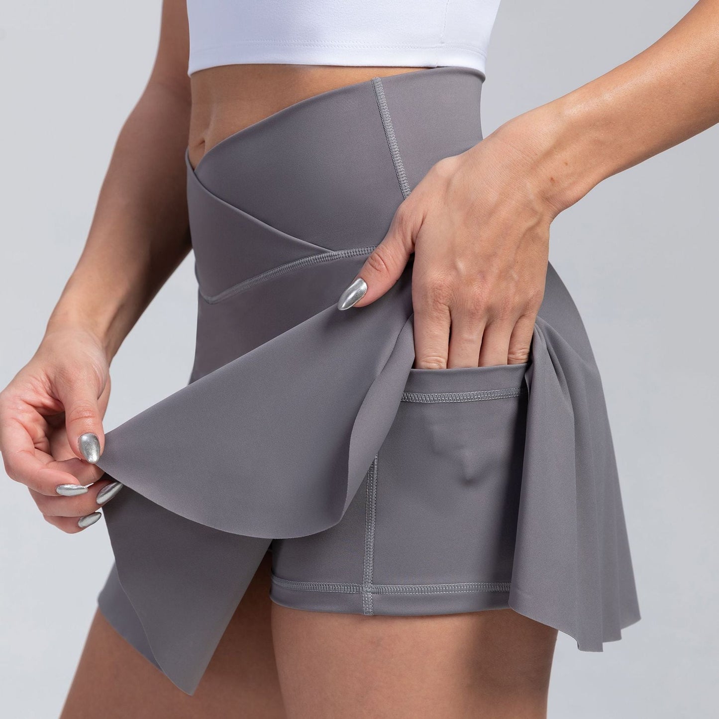 Sports skirts, yoga shorts, tennis skirts, fitness clothes, outdoor high waisted yoga clothes for women eprolo