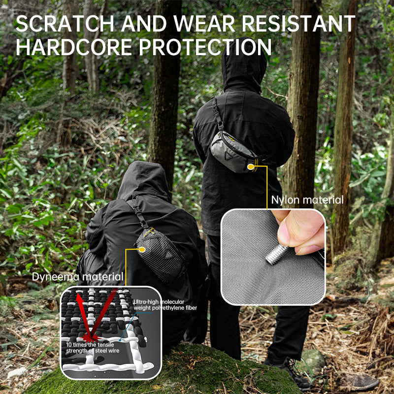 Hikeman waist bag, for outdoor sports, expands backpack, lightweight for travel/hiking.