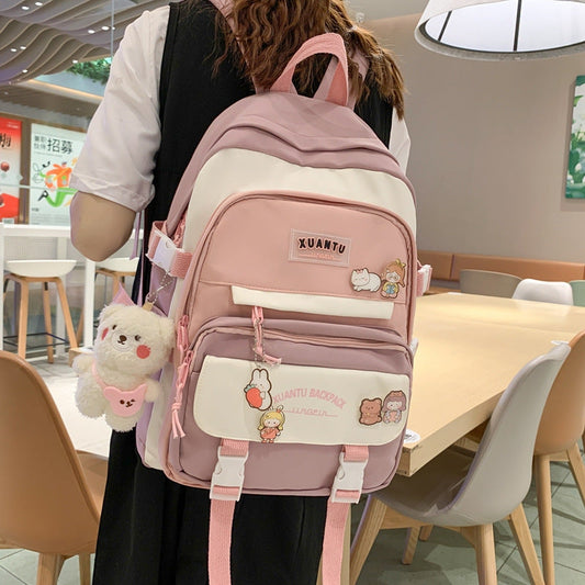 Korean Style Fashion All-match Large Capacity Backpack 7 Sister Stars LLC