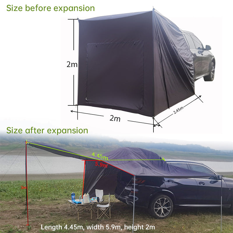 Large Multifunctional Outdoor Zipper Tents for Camping - Water - Repellent, Rainproof, Sunscreen, for Multiple People eprolo