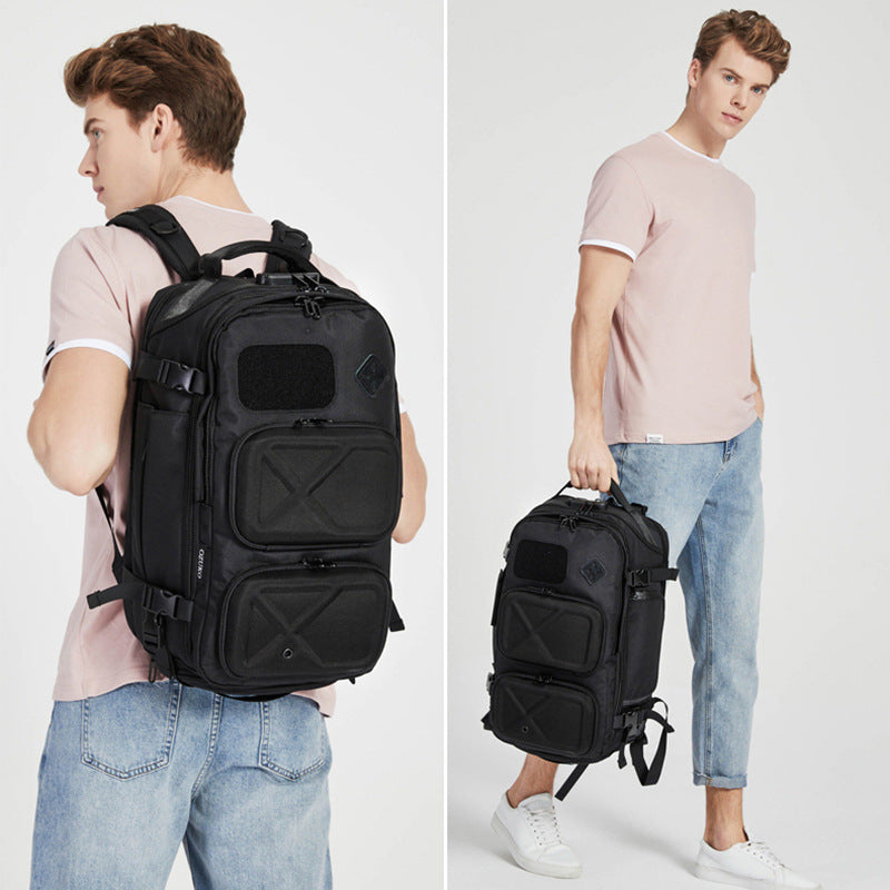 New Outdoor Usb Large Capacity Waterproof Travel Backpack 7 Sister Stars LLC