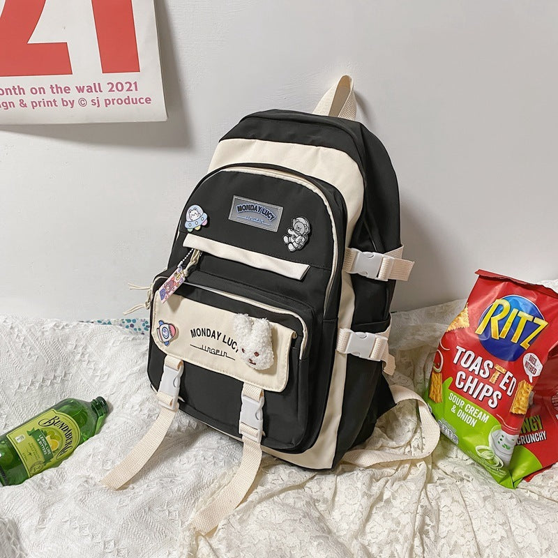 Elementary School Students' Mori All-match Backpack Large Capacity Shoulders 7 Sister Stars LLC