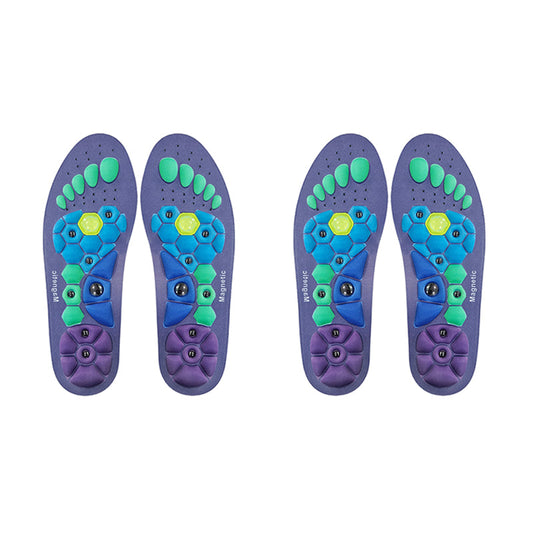 Magnetic therapy sports insoles for foot massage, weight loss, acupressure, anti - fatigue and healthcare eprolo