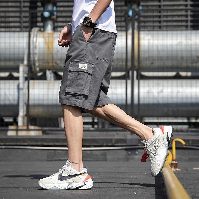 Mens Mens New Summer Shorts Sports Pants Trend Beach Pants Students Cargo Pants eprolo
