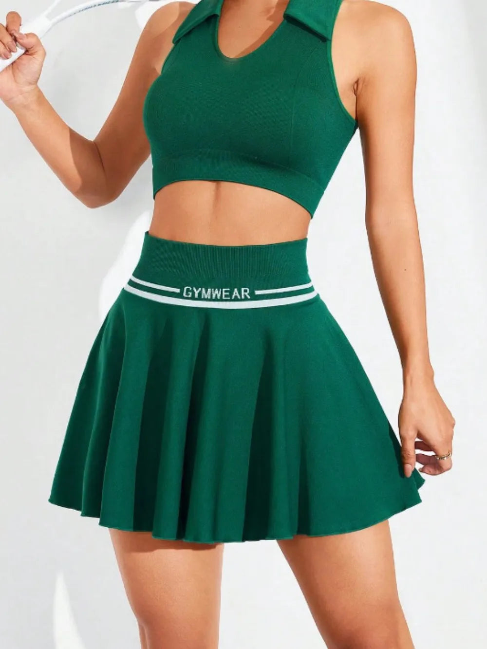 Ruched High Waist Mini Active Skirt eprolo