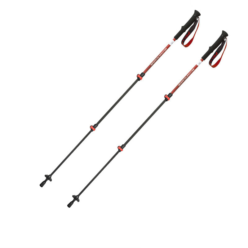 Climbing cane Outdoor telescopic cane Carbon fiber anti slip climbing and hiking folding cane eprolo