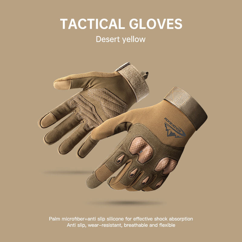 Tactical Gloves Outdoor Sports Mountaineering Training Fitness Gloves Motorcycle Riding Anti-skid Touch Screen Gloves eprolo