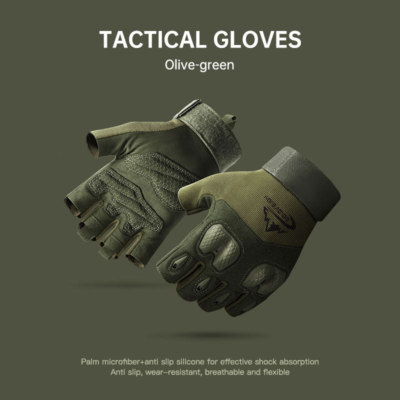 Tactical Gloves Outdoor Sports Mountaineering Training Fitness Gloves Motorcycle Riding Anti-skid Touch Screen Gloves eprolo