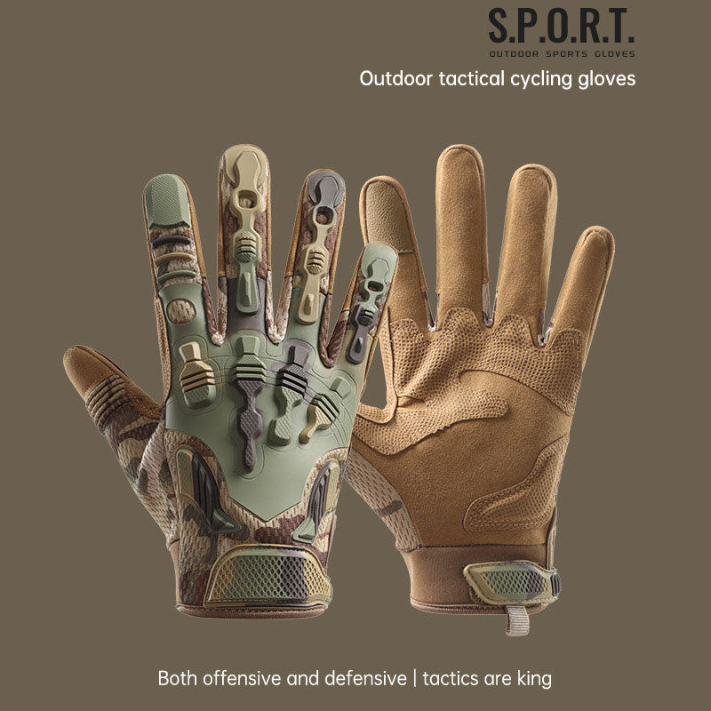 Tactical gloves men's anti-slip anti-cut wear-resistant combat self-defense fighting gloves mountaineering gloves eprolo