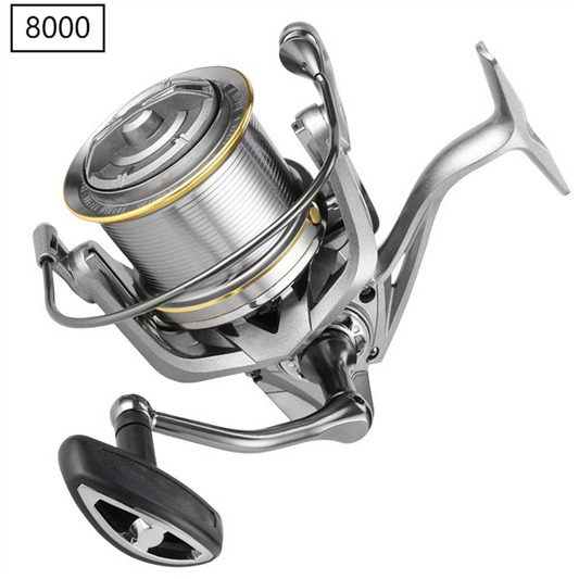 17+1BB 8000-14000 Series Aluminum Alloy Spool Fishing Reel, 4.8:1 Gear Ratio, Durable Long Casting for Baitcasting eprolo
