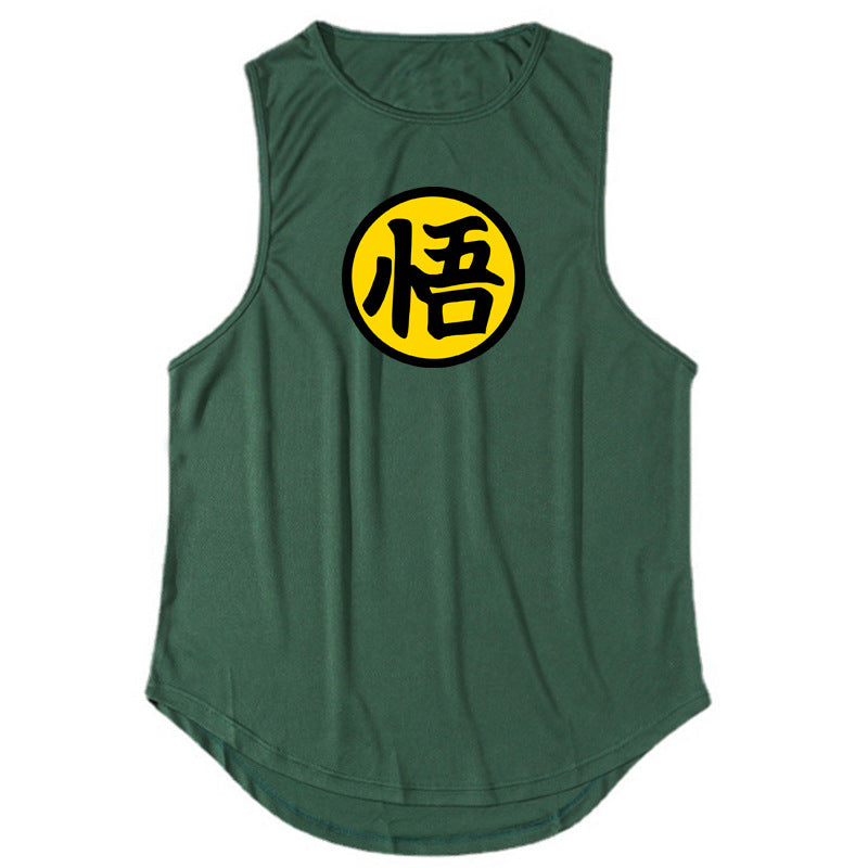 Men's running and fitness vest summer quick drying training suit sleeveless camisole base shirt eprolo