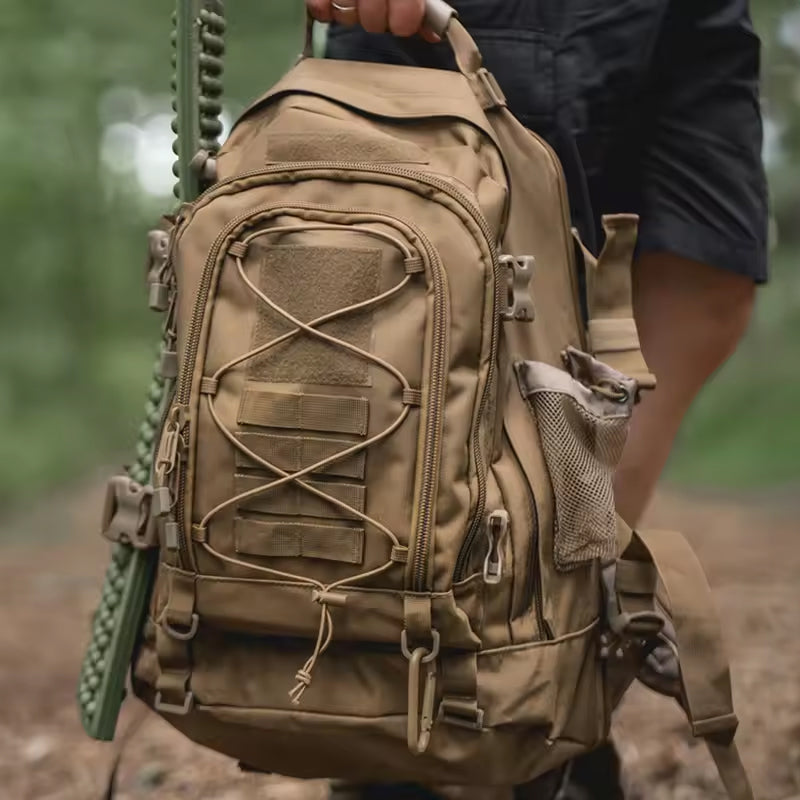 65L Men's Outdoor Tactical Backpack: large - capacity, ideal for hiking, camping, and travel. A military - style rucksack eprolo