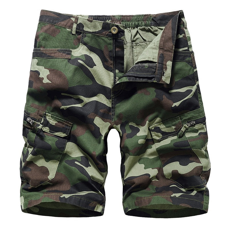 New Mens Workwear Shorts, European and American Camouflage Loose Fitting Oversized Casual Mens Capris eprolo