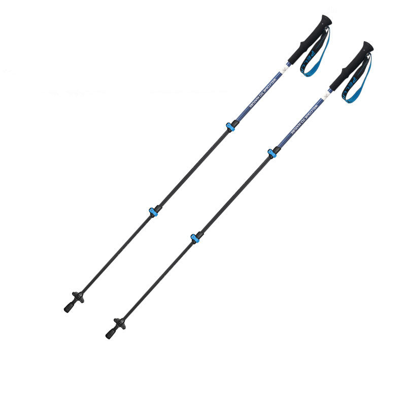 Climbing cane Outdoor telescopic cane Carbon fiber anti slip climbing and hiking folding cane eprolo