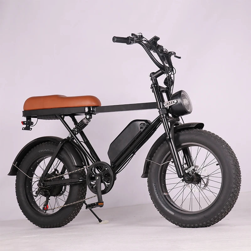 Adults 20inch 20*4.0 Beach Tire Hybrid Dirt Electric Mountain Bicycle 20inch Fat Tire Electric Bike 7 Sister Stars LLC