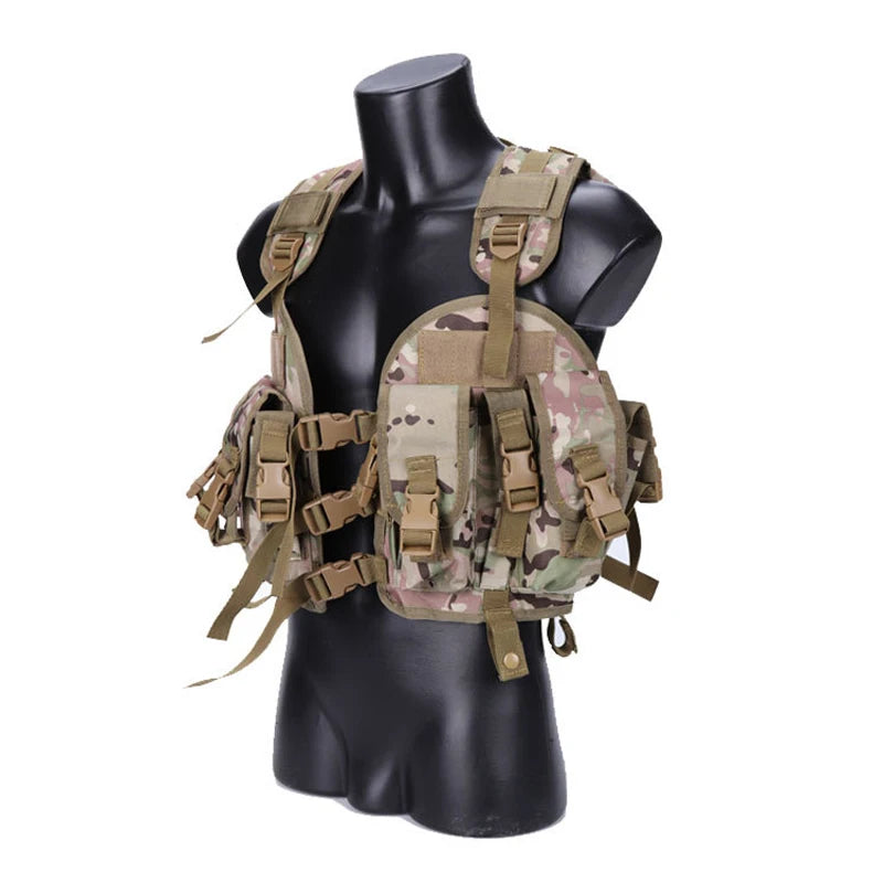 Hunting Airsoft Armor Vest Hunting Camouflage Vest Tactical Equipment Men Traning Combat Assault Vest
