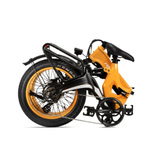 Foldable Electric Bicycle Men's Mountain Bike with Spare Battery Integrated Magnesium Alloy Frame Urban Bike 7 Sister Stars LLC